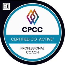 Certified Professional Co-Active Coach (CPCC) badge